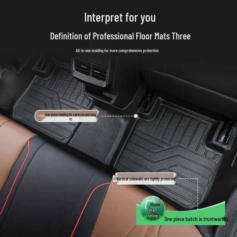 Geely Binyue Cool TPE Car Floor Mats – Waterproof, Wear-Resistant, Eco-Friendly, with Door Sill Protection