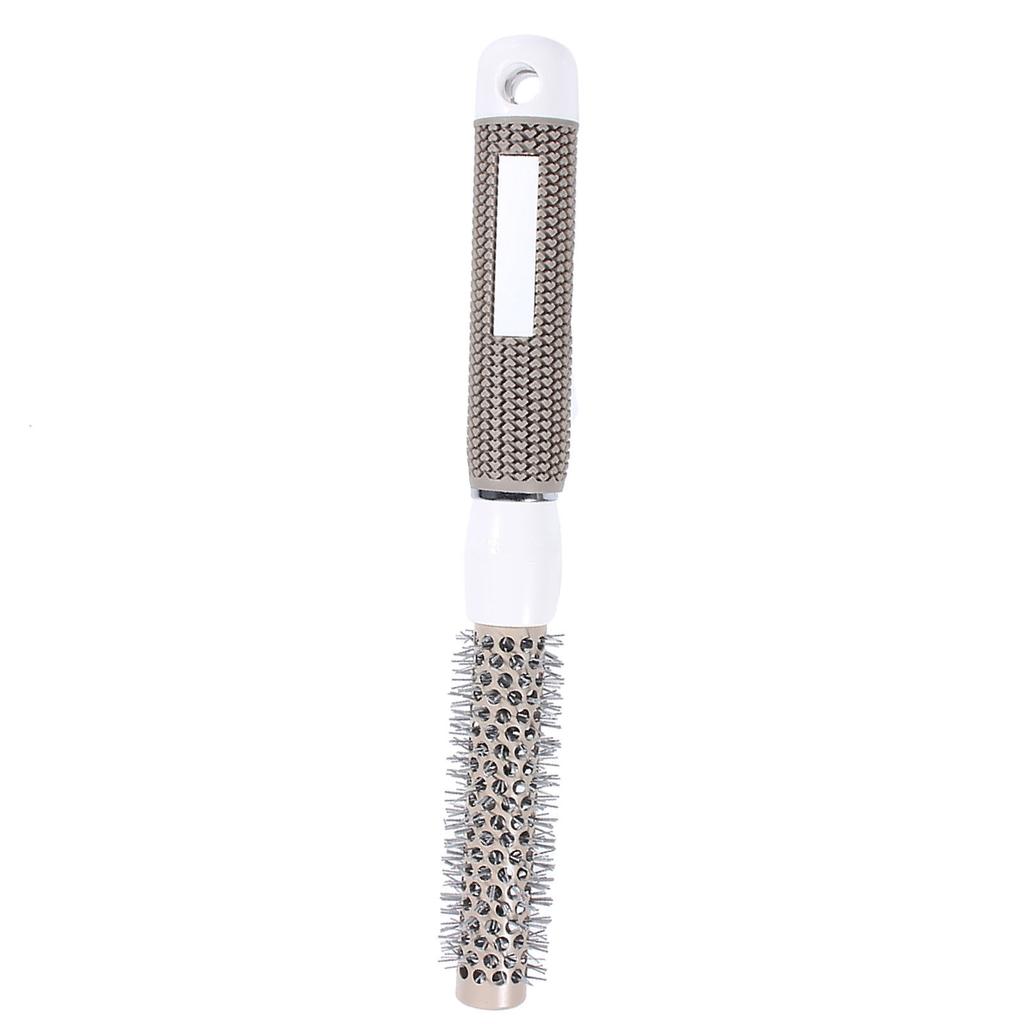 Professional Hair Dressing Brushes High Temperature Resistant Ceramic Iron Round Comb (19mm)