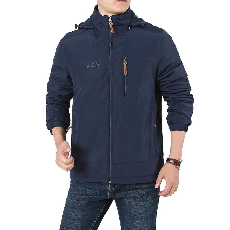 Winter Fleece Men's Jacket Men's Trend Warm Men's Outerwear Jacket Outdoor Sports Casual Men's Wear