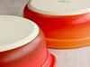 Minosarara Direct Flame Banquet Bake Clay Pot 8 for Made In Heat Source Direct Flame Orange Heat-resistant No. 2-3 People, Japan, Color