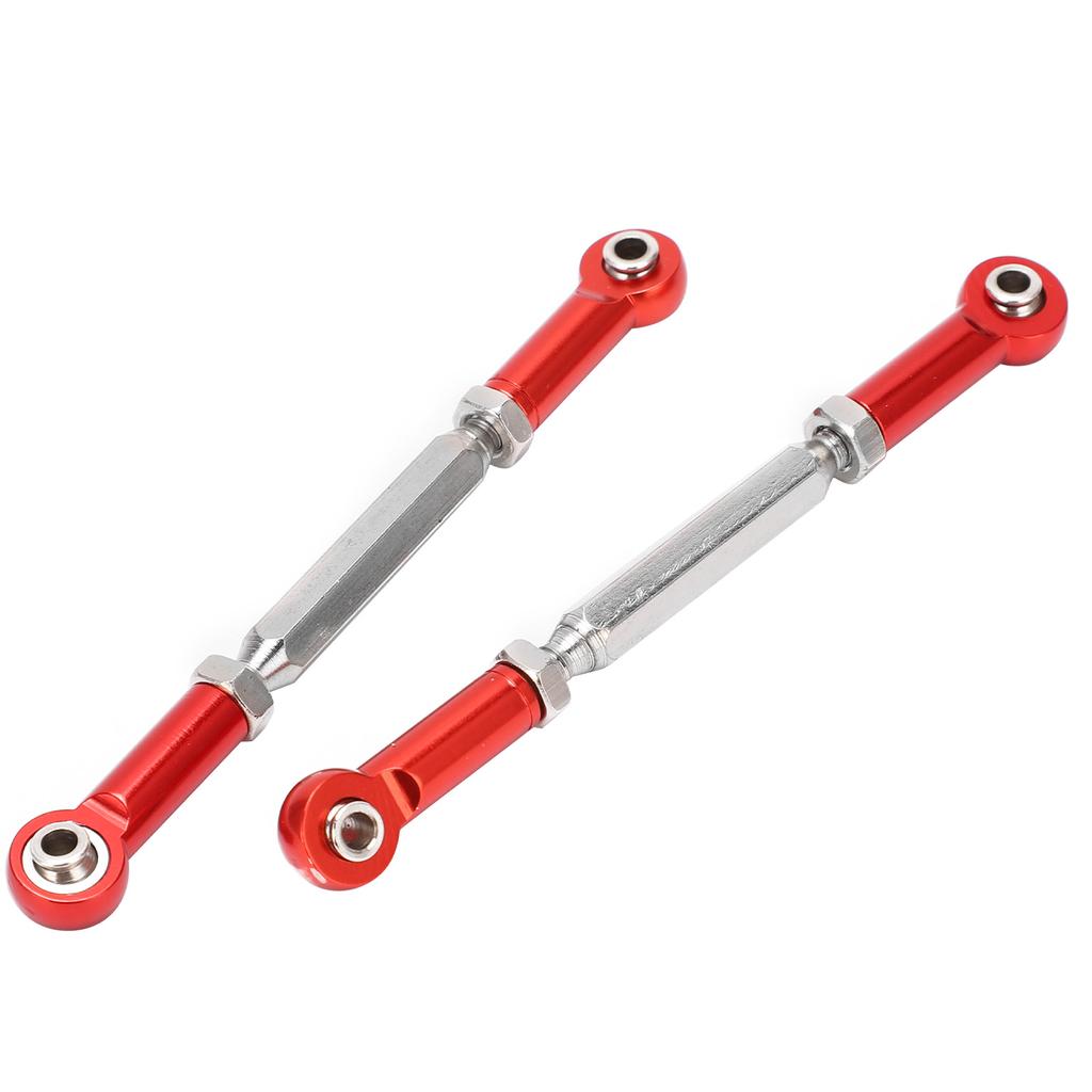2pcs Rear Sway Bar 3.5in Arms Aluminum Alloy Durable Useful AntiRoll Bars with Screws for 1/7 Remote Control Car(White )
