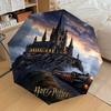 1PC Warner Harry Potter Hogwarts Express Automatic Open/Close Umbrella with Windproof, 67-Rib Sturdy Canopy, Durable Ribs1284A