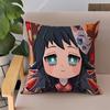 Povlak na polštář 45x45 Povlaky na polštáře na postel Anime Demon Slayer Dětský povlak na polštář Oboustranný tisk Polštáře na pohovku Domácí dekorace