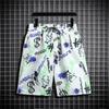 Herren Retro Blumen Kurzarm Hemd Set - Hainan Strandmode, Sanya & Hawaii Stil