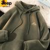 JEEP SPIRIT Men's Fleece Lined Hooded Sweatshirt