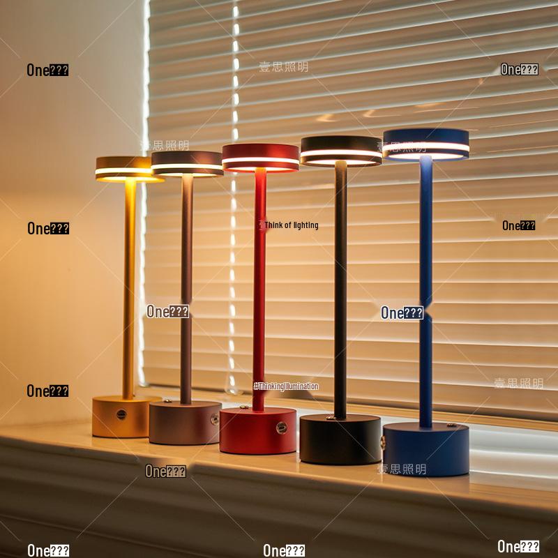 Modern Type-C Touch Desk Lamp: Minimalist I-beam Design with Night Light Functionality