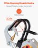 2-in-1 Portable Electric Hoist Winch 1100LBS Wired/Wireless Remote Control
