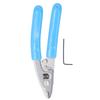 Fiber Optic Stripper 3 Hole Precise Cut Stainless Steel Wire Stripping Pliers for FTTH