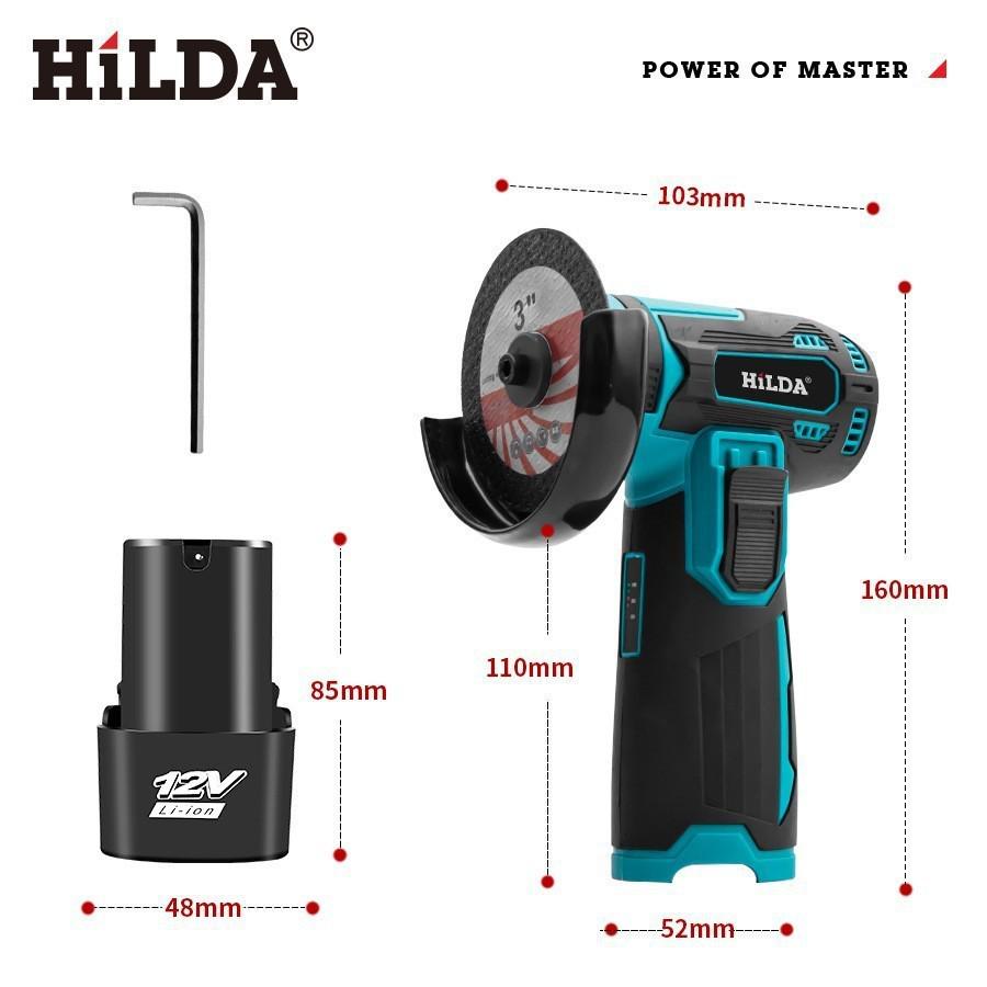 Rechargeable 3-Inch Mini Angle Grinder & Polisher