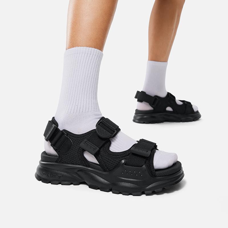 Li Ning SOFT COCA Beach Sandals Men's Black AGUU001-4