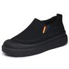 Slip-on Shallow-mouth Snow Boots, Fleece-lined Thickened Short Boots, Cold-proof Warm Winter Shoes.