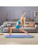 Foldable Gymnastics Mat Four Folding 6 ft Long Green & Purple
