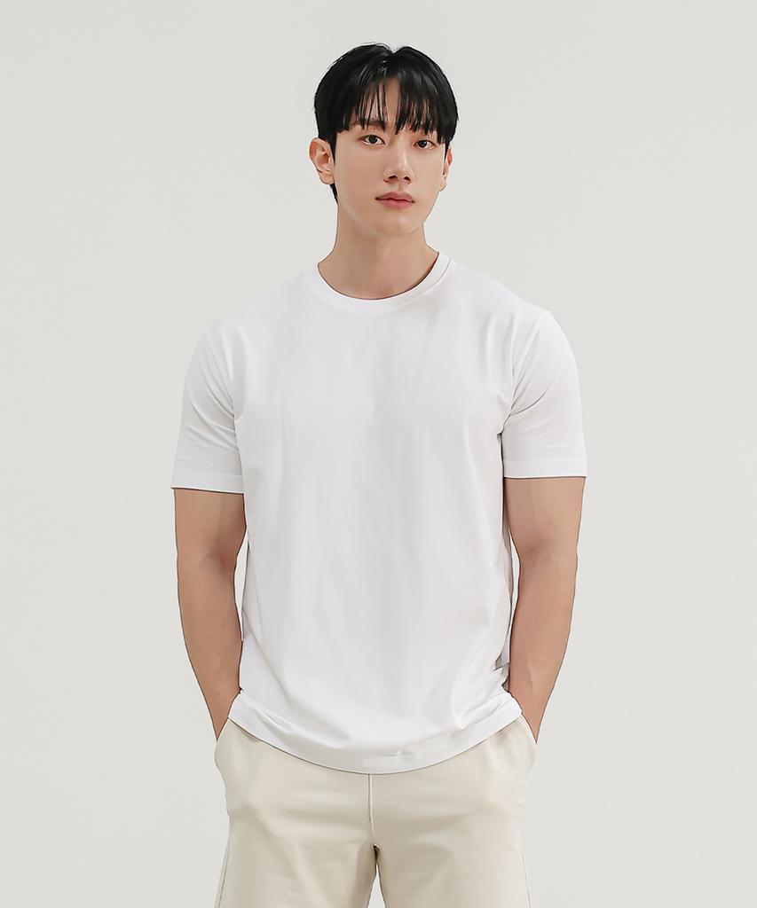 Moldeun Standard Muscle Fit Plain T-Shirt (Type A)