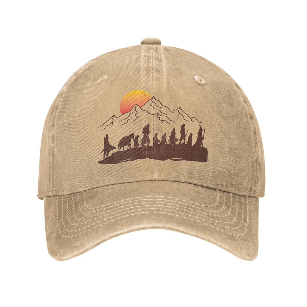 Washed Baseball Cap LLords Of The RRings Summer Hip Hop Hats For Men Women The Fellowship Streetwear Running Baseball Caps