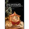Christmas Old Man Carriage Music Box Music Box Crystal Ball Children's Holiday Gift Retro Ornament Gift