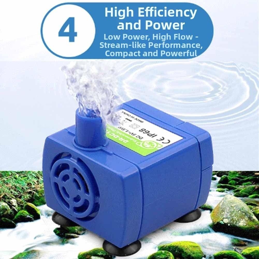 160L/H Pet Water Pump DC 5V Cat Fountain Motor Replacement  Cat Drinking Bowl