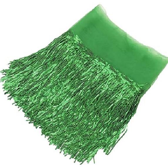 10 Yards Sparkly Sequined Tassel Ribbon Sequins Fringe Trim Spangle Paillette Lace Fabric for Sewing Curtain Pillow Home Decor Party Dress Stage