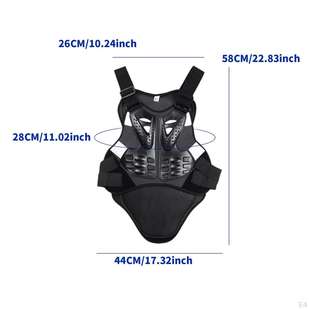 Motorcycle Chest Vest Gear Impact Resistance Breathable Lightweight for Outdoor Activities