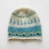 Jacquard Vintage Kniiting Wool Beanies For Women Autumn Winter Ear Protection Warm Cap Fashion Ethnic Anticold Pullover Hats