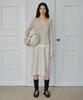Simeteuligpeosenteu Wrap Knit Top / Beige