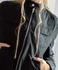 Etre Au Sommet Circle Logo Zip-Up Jacket (Black)