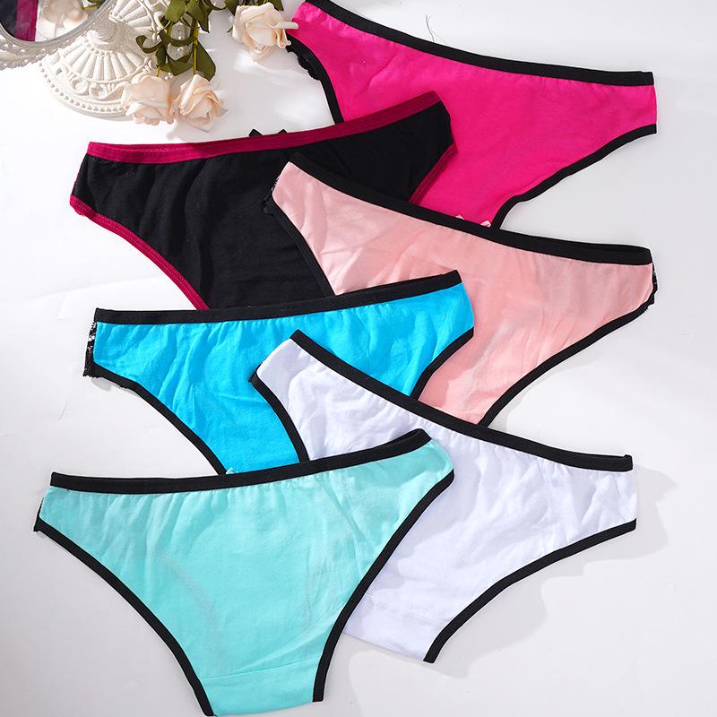 Exkluzivní Sexy Krajkové Dámské Spodní Prádlo - Pohodlné, Prodyšné, Kontrola Bříška, Zvednutí Boků Evropský a Americký Styl Kalhotky