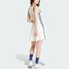 adidas Originals Tank Dress With Classic 3-Stripes And Color Block Round Neck Sleeveless Women Dress White IR7468