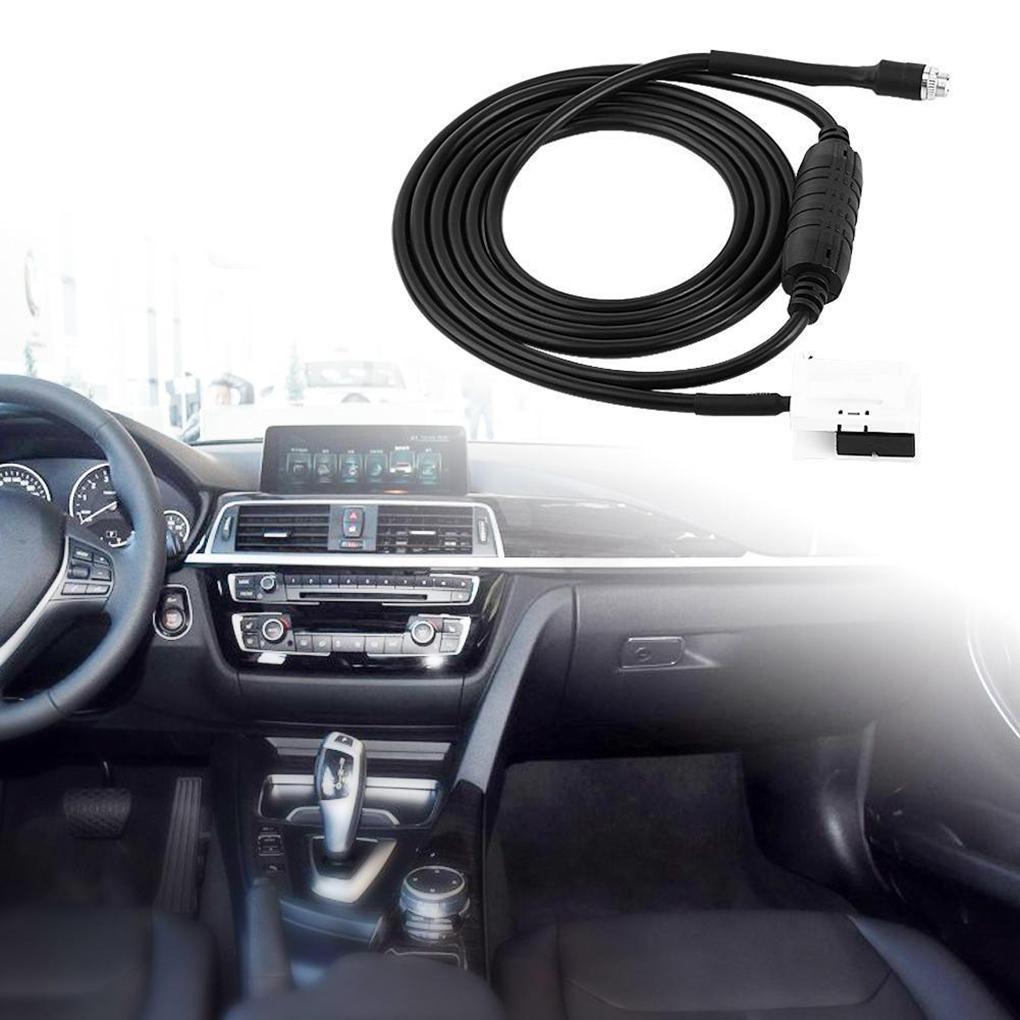 Car Female AUX Auxiliary Audio Input Adapter Cable for E60 E61 E63 E64 Car-Styling