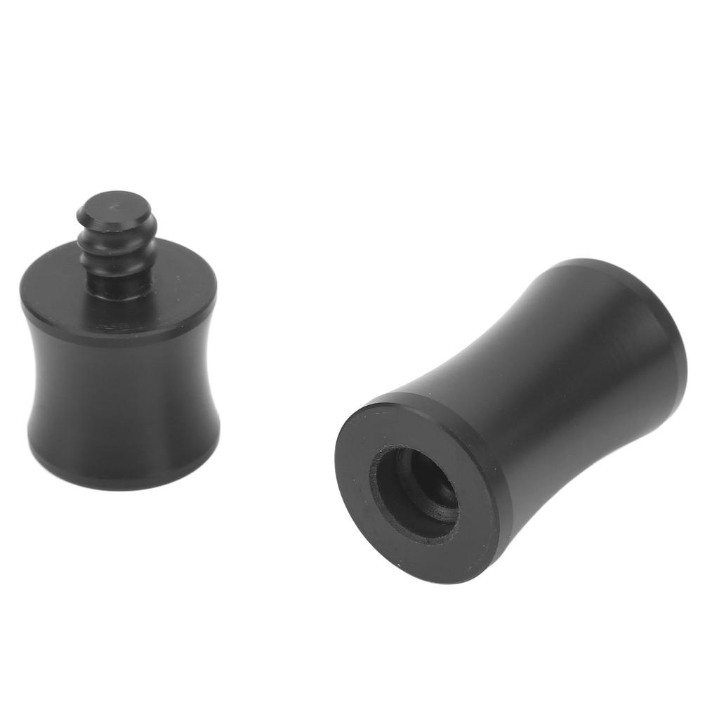 Billiard Cue Joint Protectors POM Black Joint Caps Billiard Accessories Fit for Predator Slow Joint