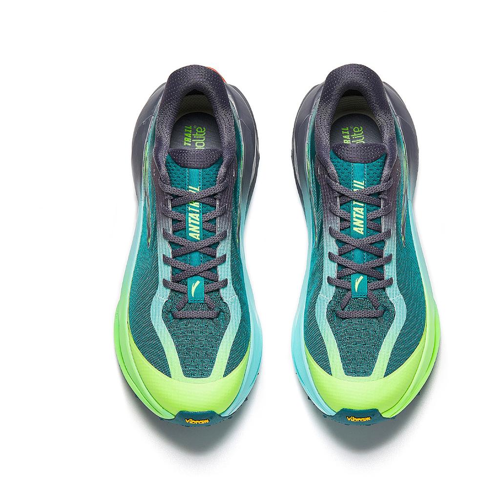 Anta Tiandu Pro Fashion Versatile Running Shoes Men Sneaker Limestone-Green Fluorescent-Digital-Green Iron-Ore-Gray 112615597-5