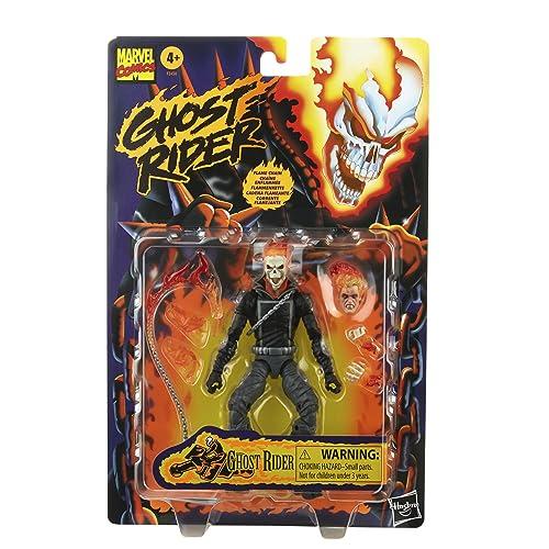 Hasbro Marvel Legends Series Marvel Comics Ghost Rider 6-inch Action Figure with 6 Accessories (F3450) Authentic