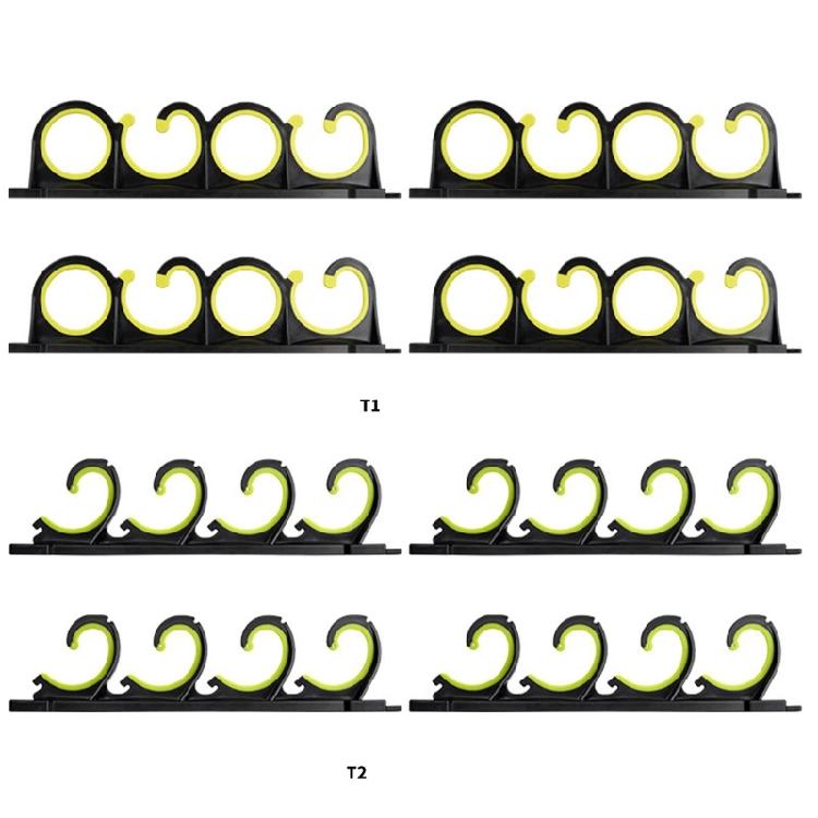 Fishing Rod Hanger Storage Organizers Display Stand Fishing Rod Rack Holder Holds To 8 Fishing Rod for Garage Basement