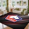 LOSC Lille FC Design Crystal Velvet Rug Soft Decorative Mat for Bedroom Entrance