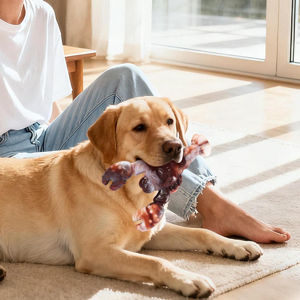 Dog Chew Toys Lobster Enrichment Game Puppy Chew Toys For Training Behavior Correction Home Living Room Bedroom Play Area Alone