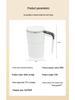 Intelligenter magnetischer Rührbecher: Tragbarer Temperaturmessender Kaffee-, Smoothie- & Protein-Shaker