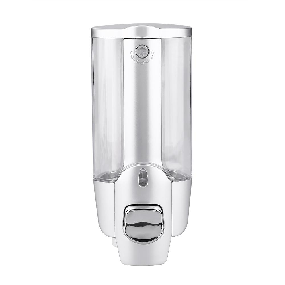 350ml 2*350ml Bathroom Wall Mounted Soap Shampoo Dispenser Lotion Liquid Pump