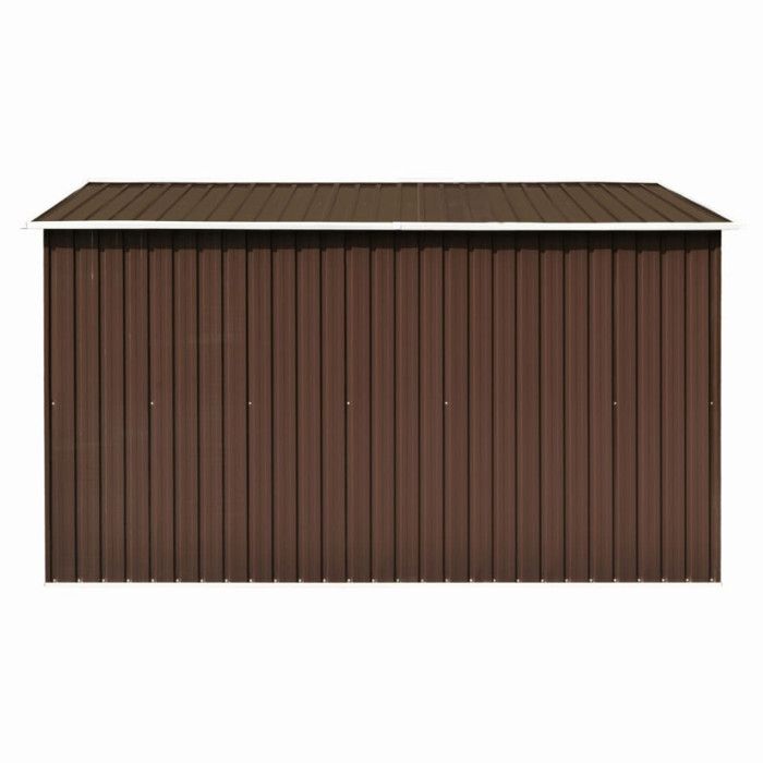 VidaXL Garden Shed 257x298x178 Cm Metal Brown 143343