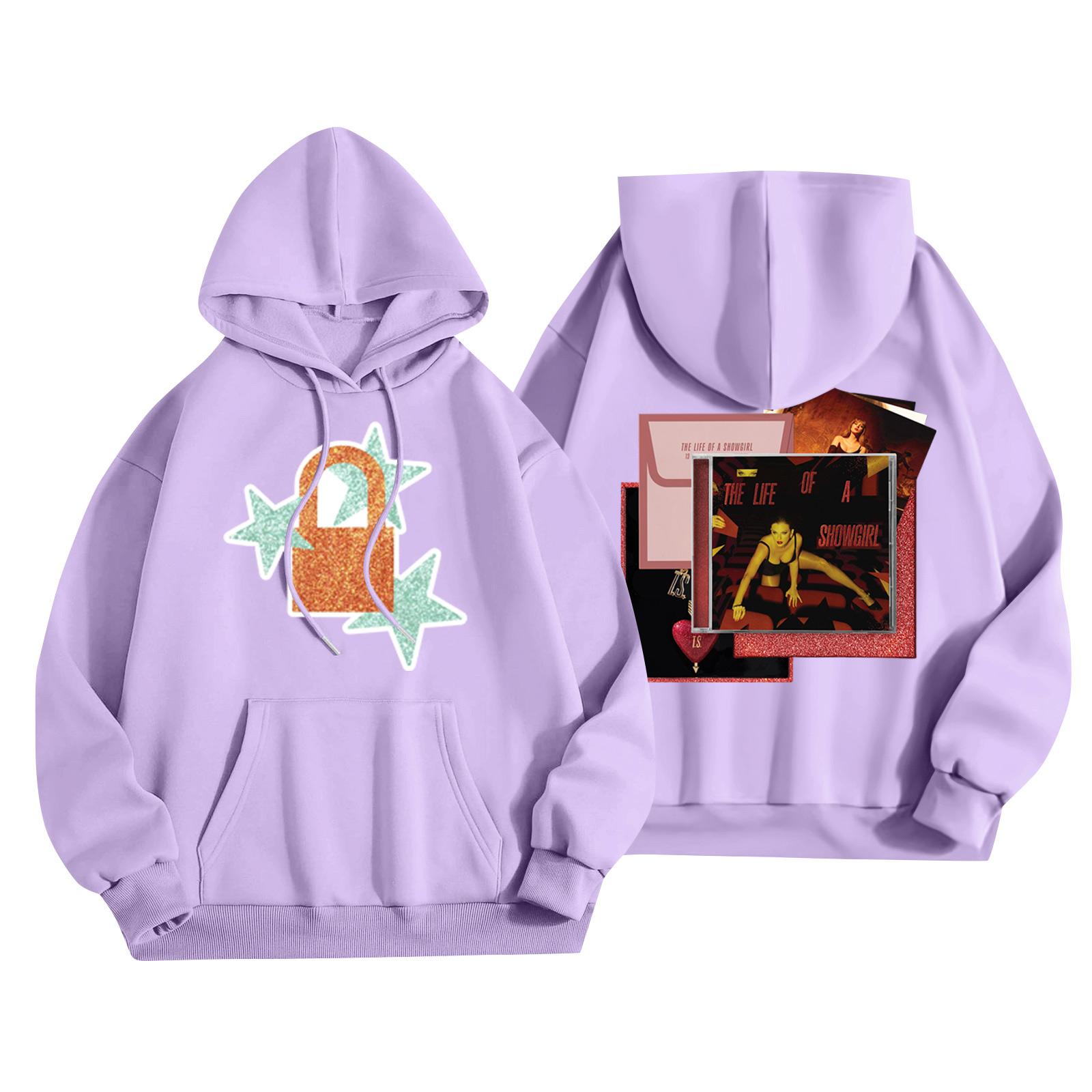 

Женский модный легкий пуловер с длинным рукавом и карманами, худи с принтом S