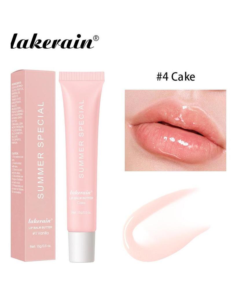 Lakerain Baume à lèvres au beurre d'été Hydratant Brillant à lèvres hydratant