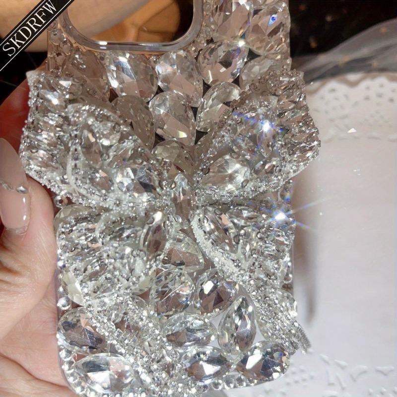 Luxury Diamond Bow Tassel Phone Case, Fits iPhone 13-17 Series