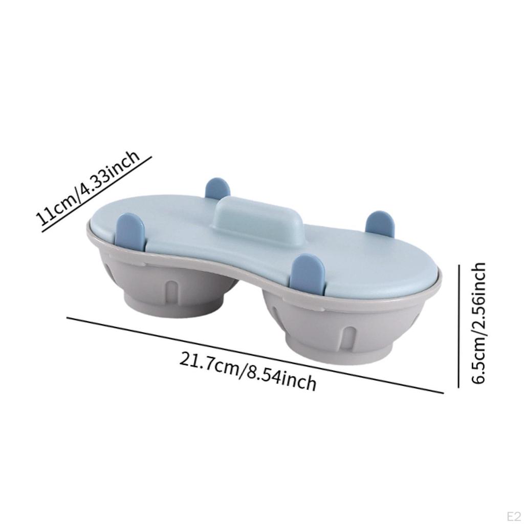 Microwave Egg Poacher Cookware Household Convenient Boiler with Lid Kitchen Tool