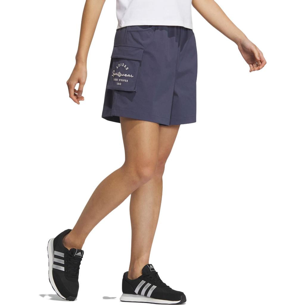 adidas Sportbekleidung Lockere Freizeitshorts Damen Unterteile Türkis IS7409