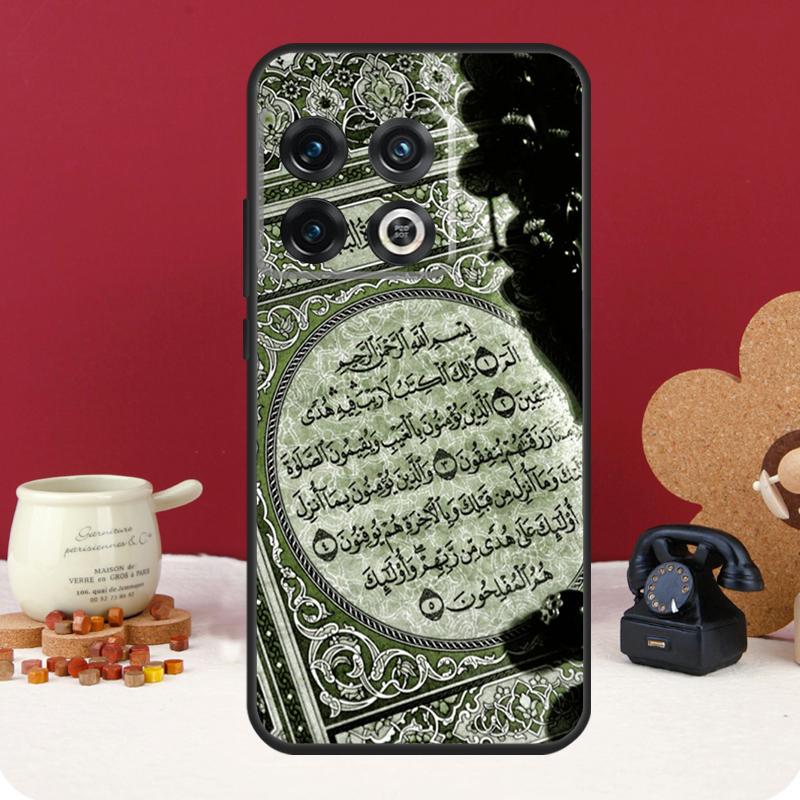 Islamic Book Arabic Quran Muslim Cover For OnePlus 13 12 11 13R 12R 10 Pro 8T 10T OnePlus Nord CE 4 3 2 Lite N30 N20 N10 Case