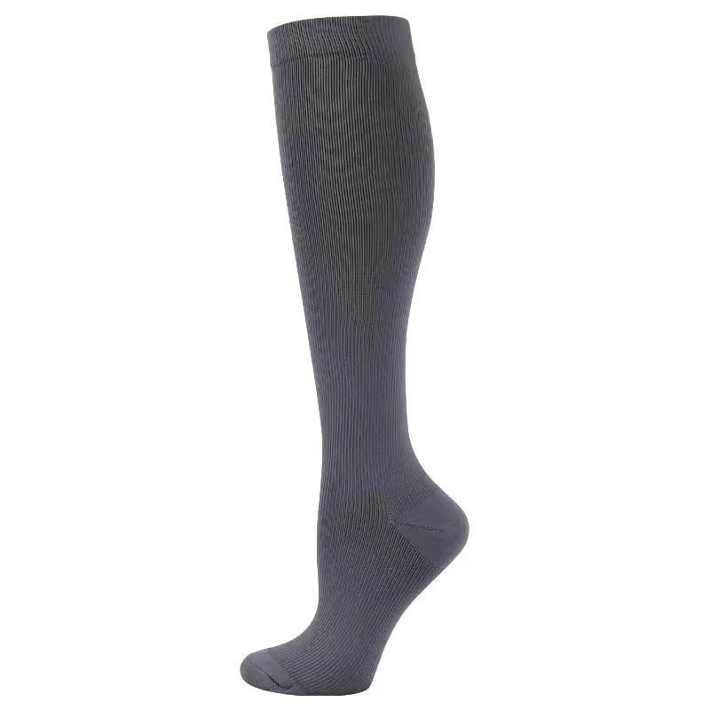 1 Paar Herren Damen Unisex Kompression Bonbonfarbe Strumpf Schmerzlinderung Durchblutung Socken Anti-Müdigkeit Bequeme Socken