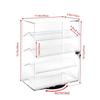 Countertop Display Cabinet with Lock 360-Degree for Retail Counters
