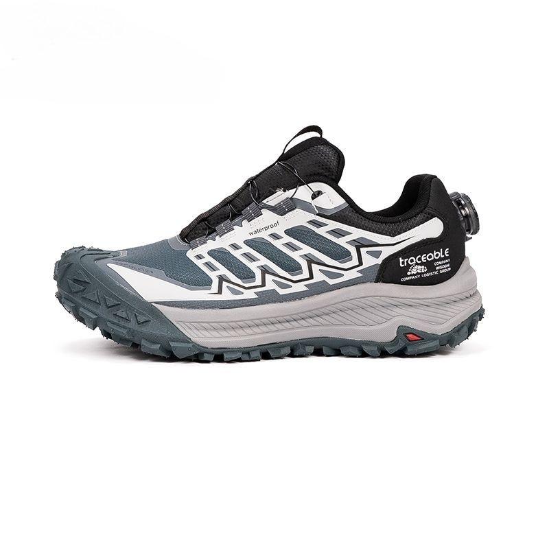Classic Brand Comfortable Anti Slip Mountain Climbing Shoe Designer Quick Lacing Outdoor Hiking Shoe Spring/Autumn Trecking Shoe