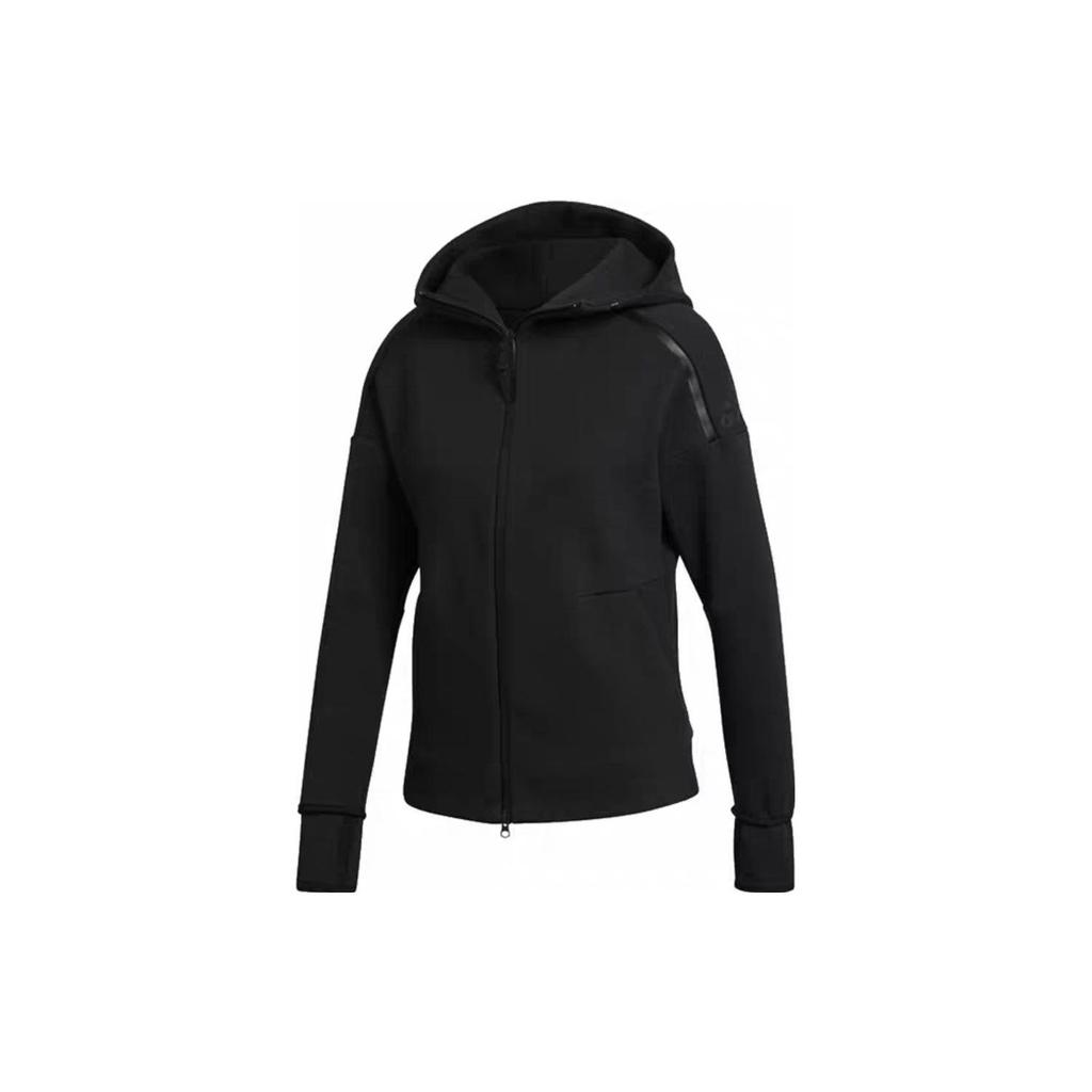 Adidas Loose And Comfortable Sports Jacket Women Jackets Black BR1933