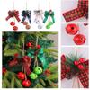 Holiday Bowknot Iron Craft Bells Delicate Iron Crafted Bells with Bowknot for Christmas Tree and Window Decoration