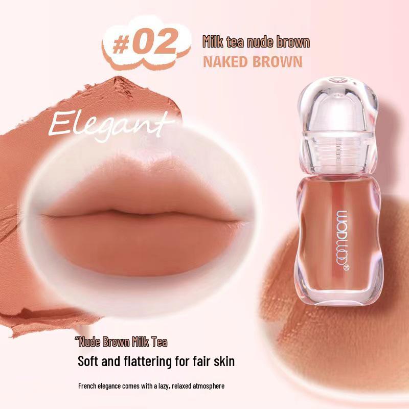 

WODWOD Soft Mist Matte Velvet Lip Gloss - Long-Lasting, Non-Sticky, Beautiful Color Finish.