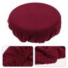1Pcs Round Stool Cover Polyester Elastic Chair Protector Home Use Dustproof Dining Chair Seat Cover Convenient Foldable
